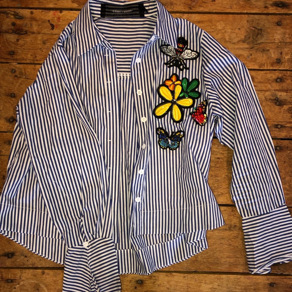 Patch accented oxford
